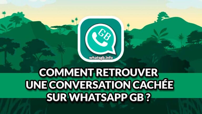 comment retrouver une conversation cachee sur whatsapp gb